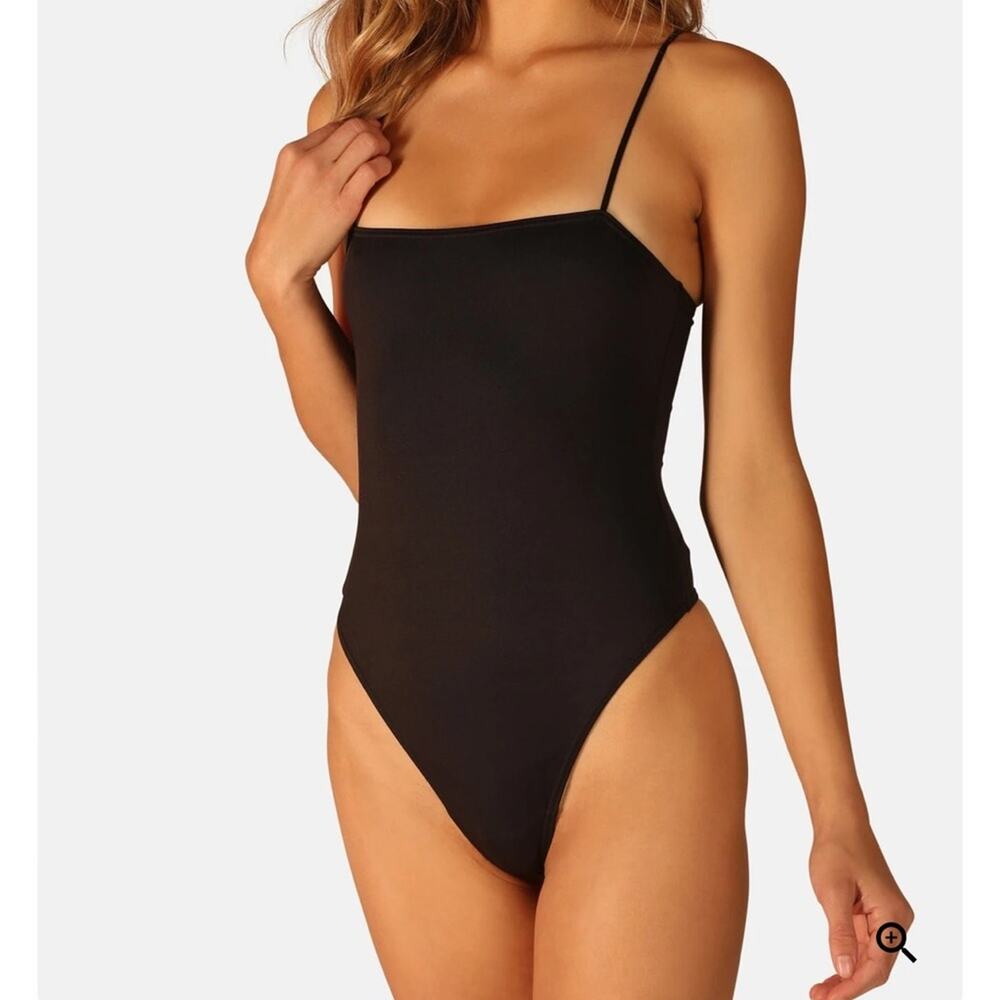 OW Intimates Willow Bodysuit Black Size XL NWT‎